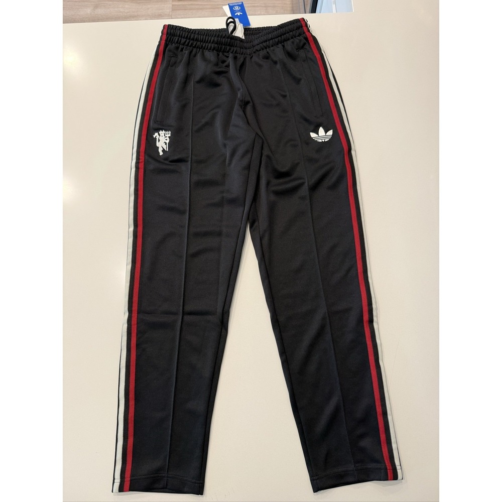 Adidas Manchester United OG TP Track Pants JM5560 Mens Black Red White M
